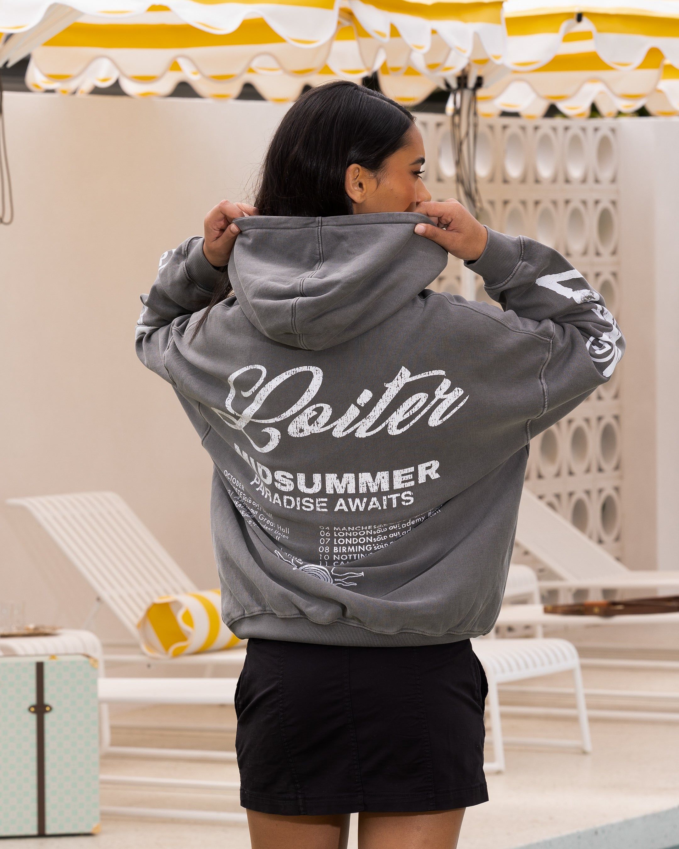 Loiter Midsummer Vintage Hoodie Charcoal sold by Culture Kings product image thumbnail 2