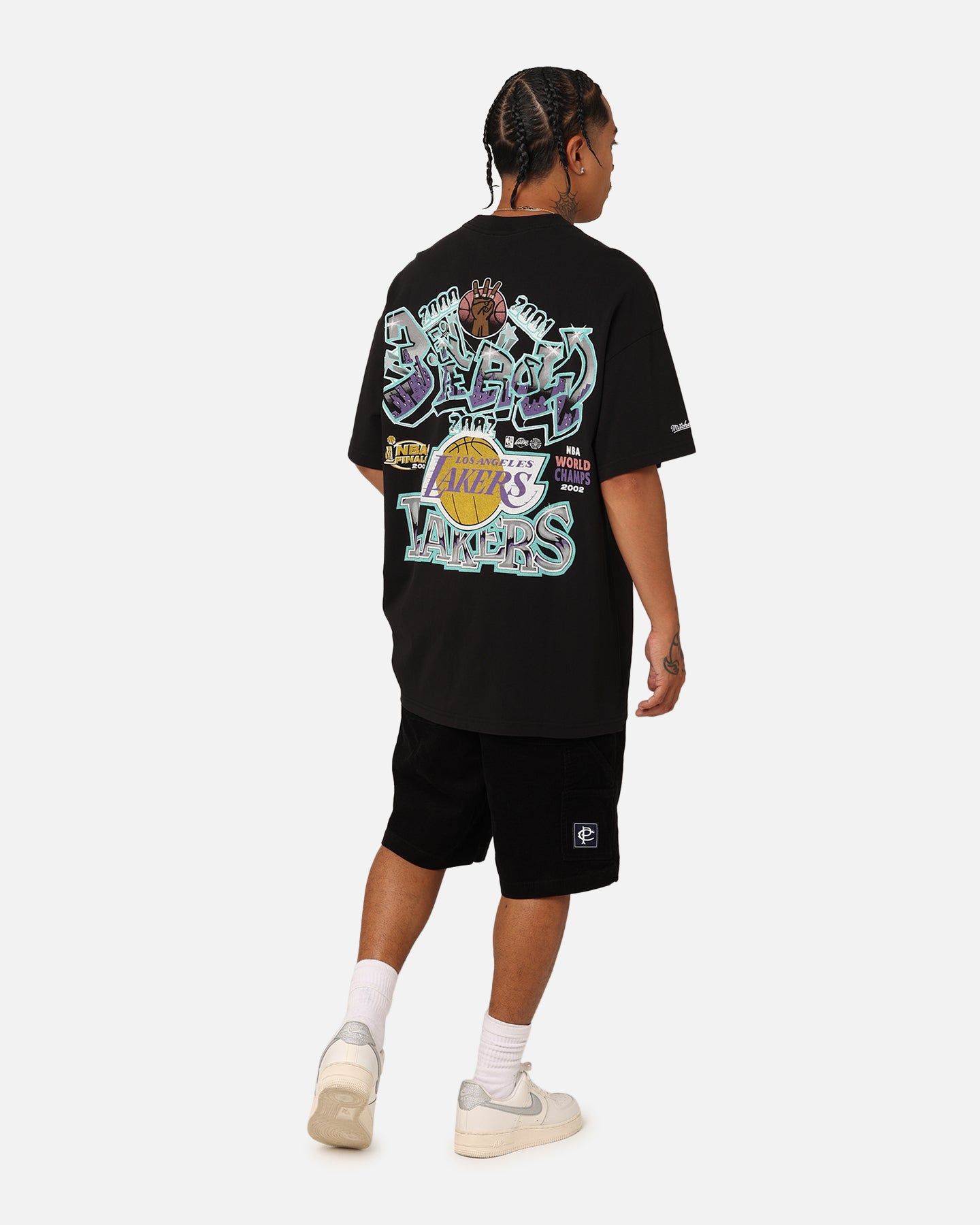 Mitchell & Ness Los Angeles Lakers Graffiti T-Shirt Black sold by Culture Kings product image thumbnail 3