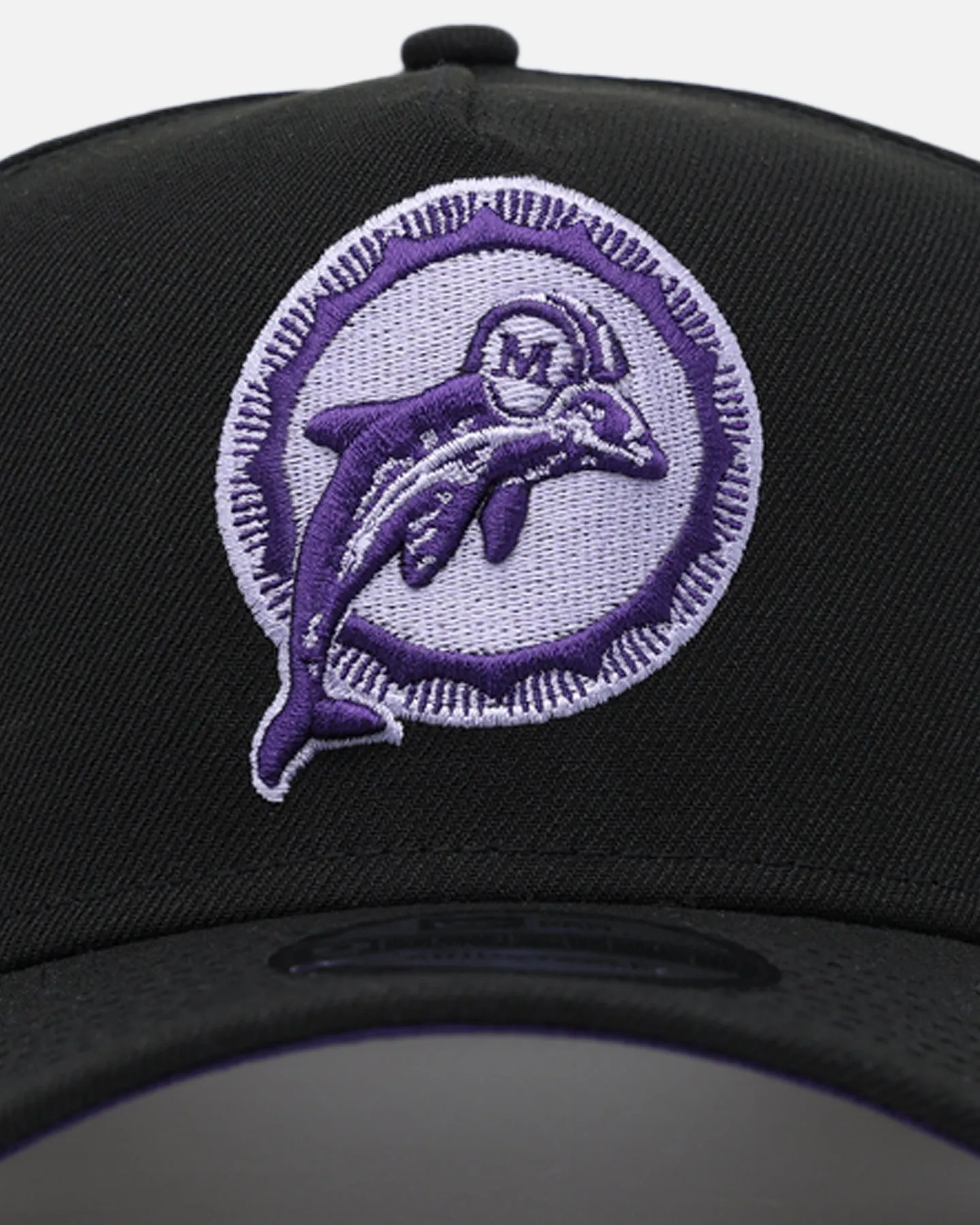 New Era Miami Dolphins 'Purple Haze' 9FORTY A-Frame Snapback Black/Purple sold by Culture Kings product image thumbnail 5