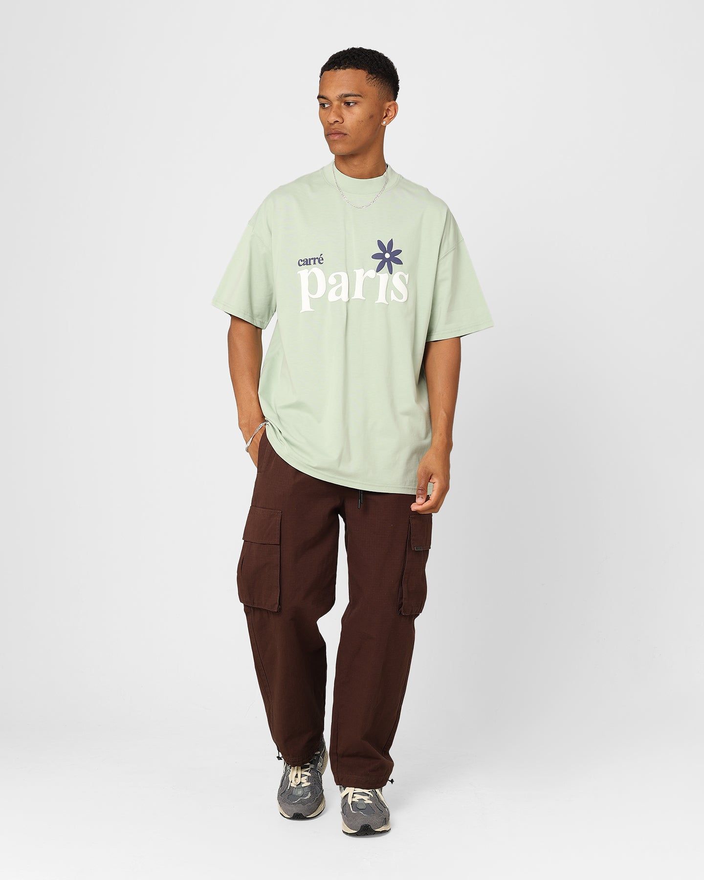 Carre Petal Oversized T-Shirt Pistachio sold by Culture Kings product image thumbnail 2