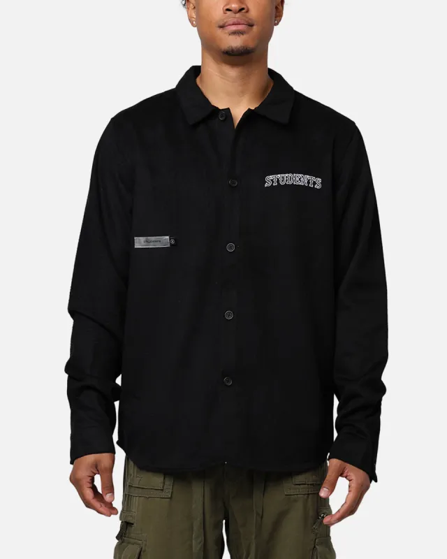 Students Golf Ackers Flannel Shirt Black sold by Culture Kings
