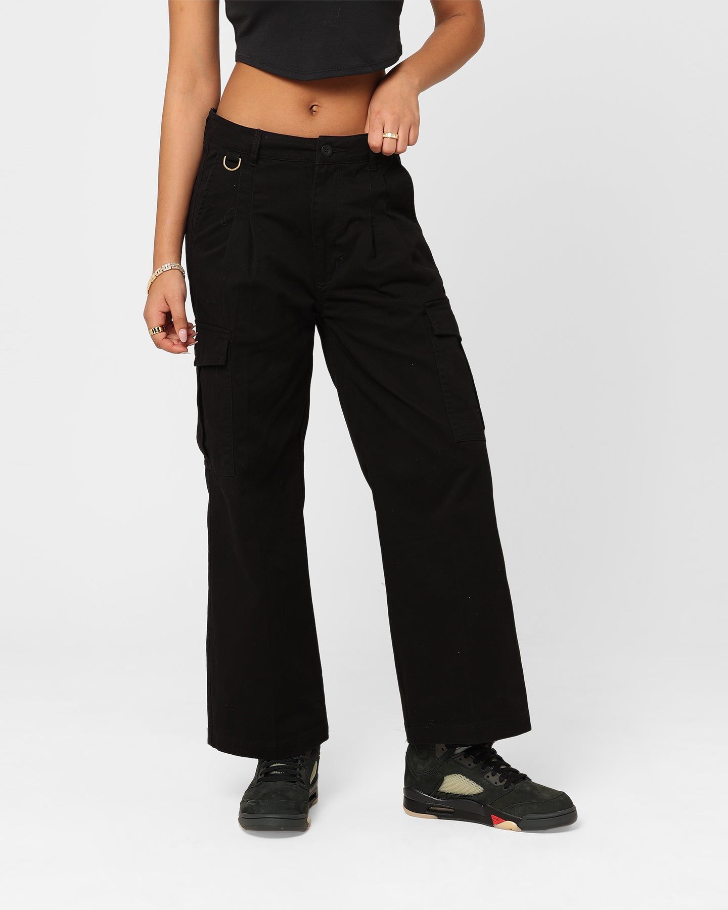 Dickies Women's Holland Pleated Cargo Pants Black sold by Culture Kings