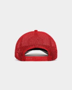New Era X Nascar 9FORTY A-Frame Trucker Snapback Red/White sold by Culture Kings