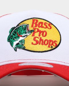 New Era X Nascar 9FORTY A-Frame Trucker Snapback Red/White sold by Culture Kings