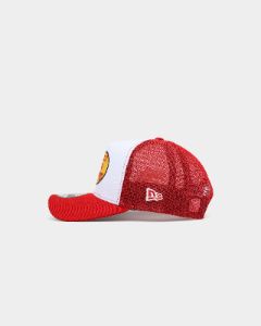 New Era X Nascar 9FORTY A-Frame Trucker Snapback Red/White sold by Culture Kings