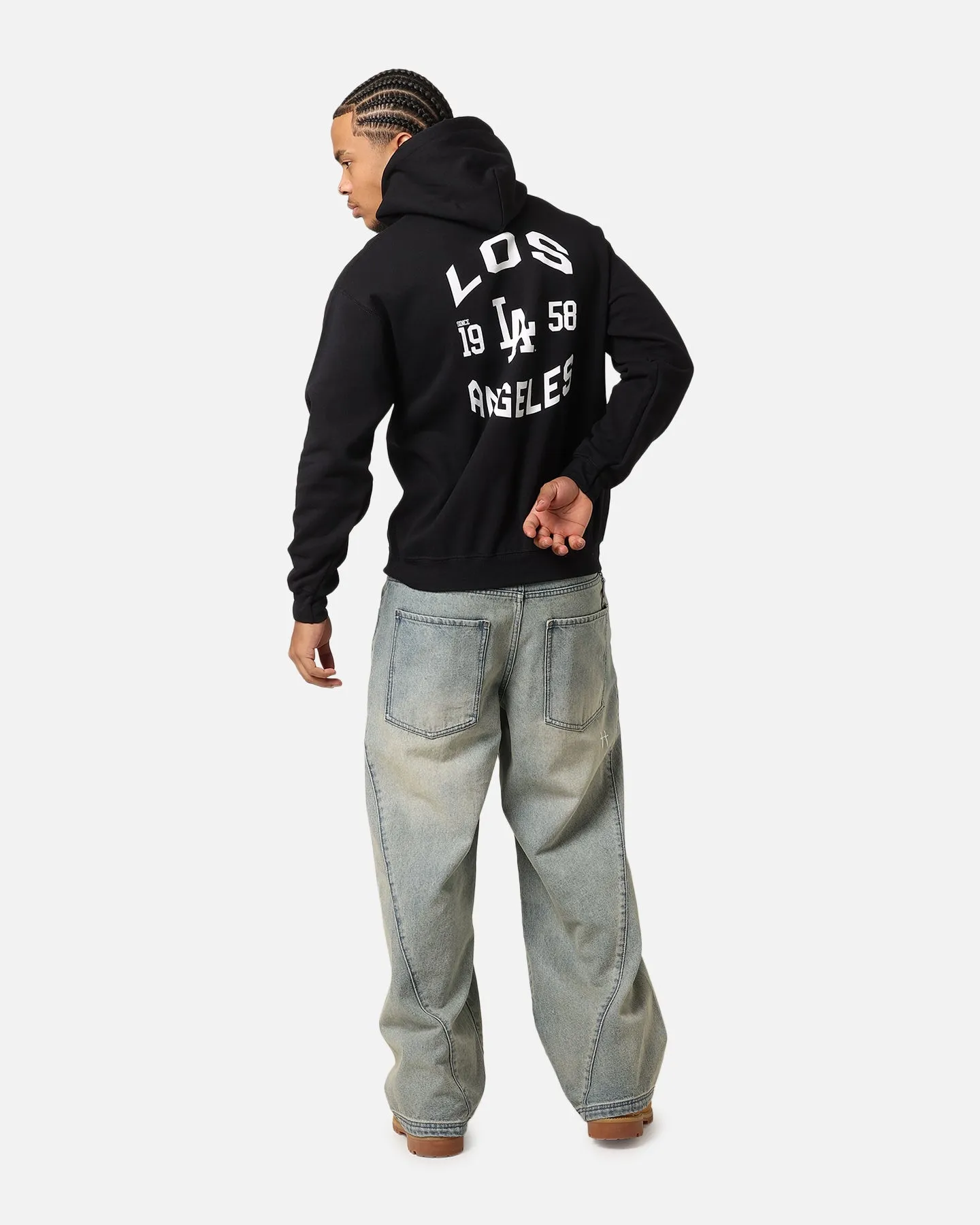 Majestic Athletic Los Angeles Dodgers Doyers Chest Hoodie Black sold by Culture Kings product image thumbnail 3