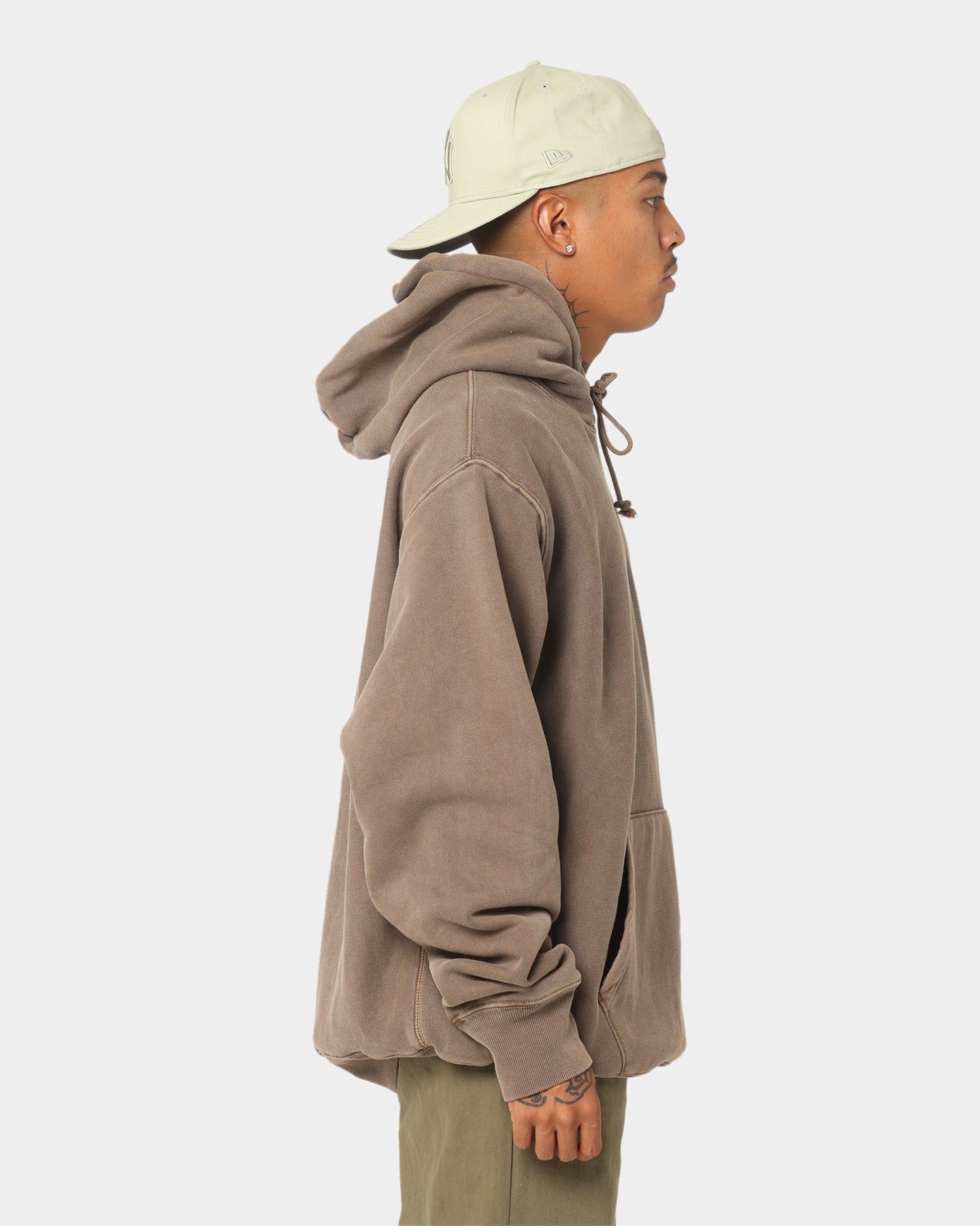 Champion Reverse Weave Garm Dye Hoodie Latte Brown sold by Culture Kings product image thumbnail 5