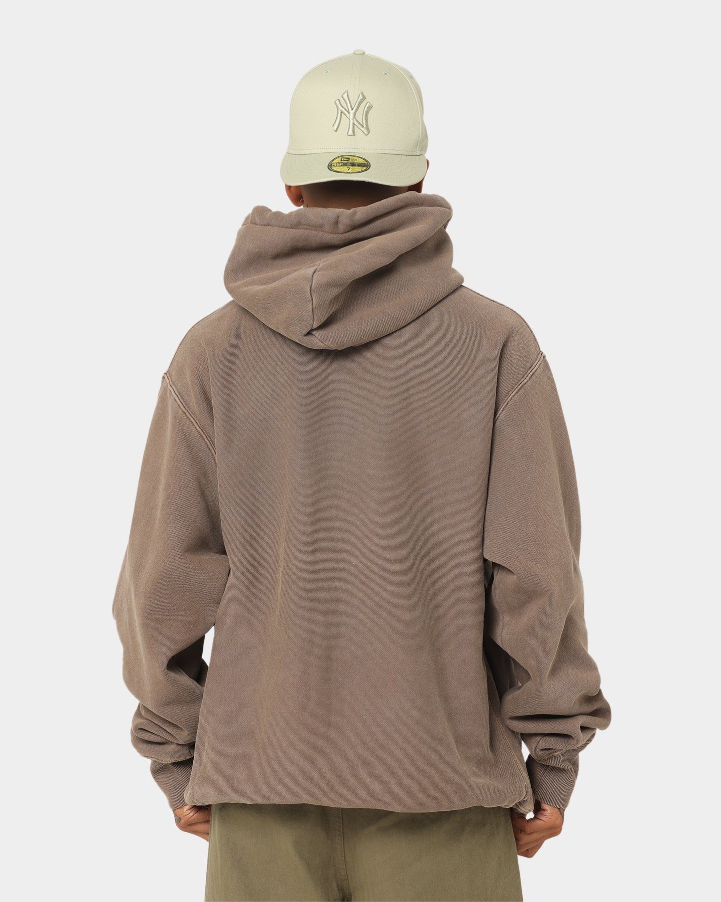 Champion Reverse Weave Garm Dye Hoodie Latte Brown sold by Culture Kings product image thumbnail 4