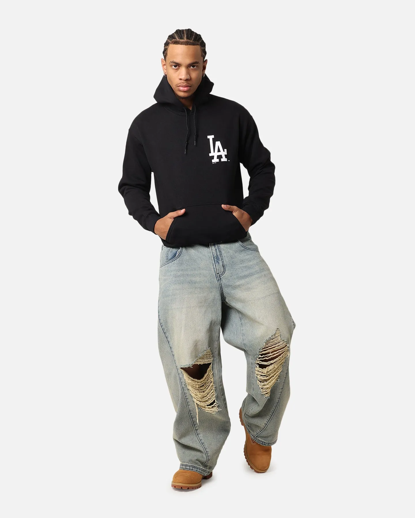 Majestic Athletic Los Angeles Dodgers Doyers Chest Hoodie Black sold by Culture Kings product image thumbnail 4