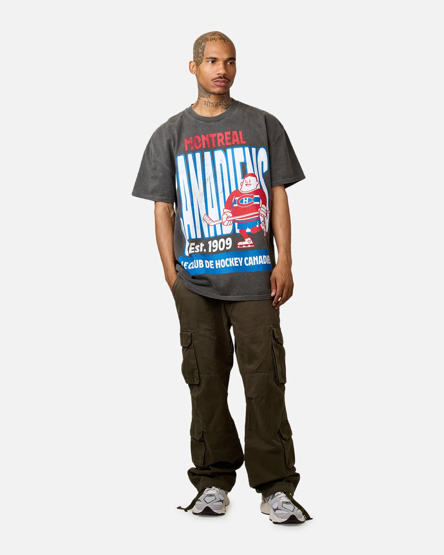 Culture Kings Montreal Canadiens Heavyweight T-Shirt Black Wash sold by Culture Kings product image thumbnail 2