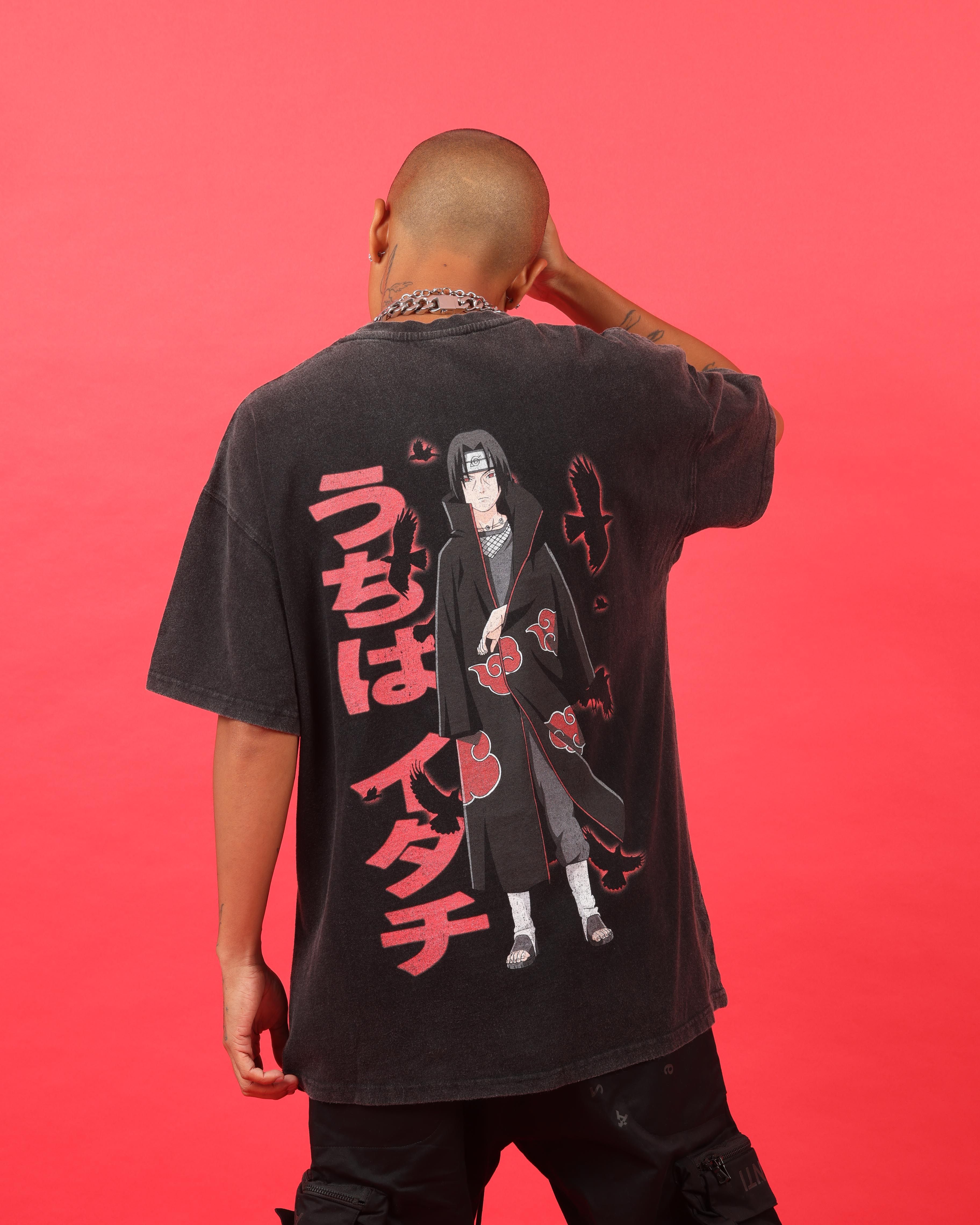 Goat Crew X Naruto Itachi Premium Vintage T-Shirt Vintage Black sold by Culture Kings product image thumbnail 7