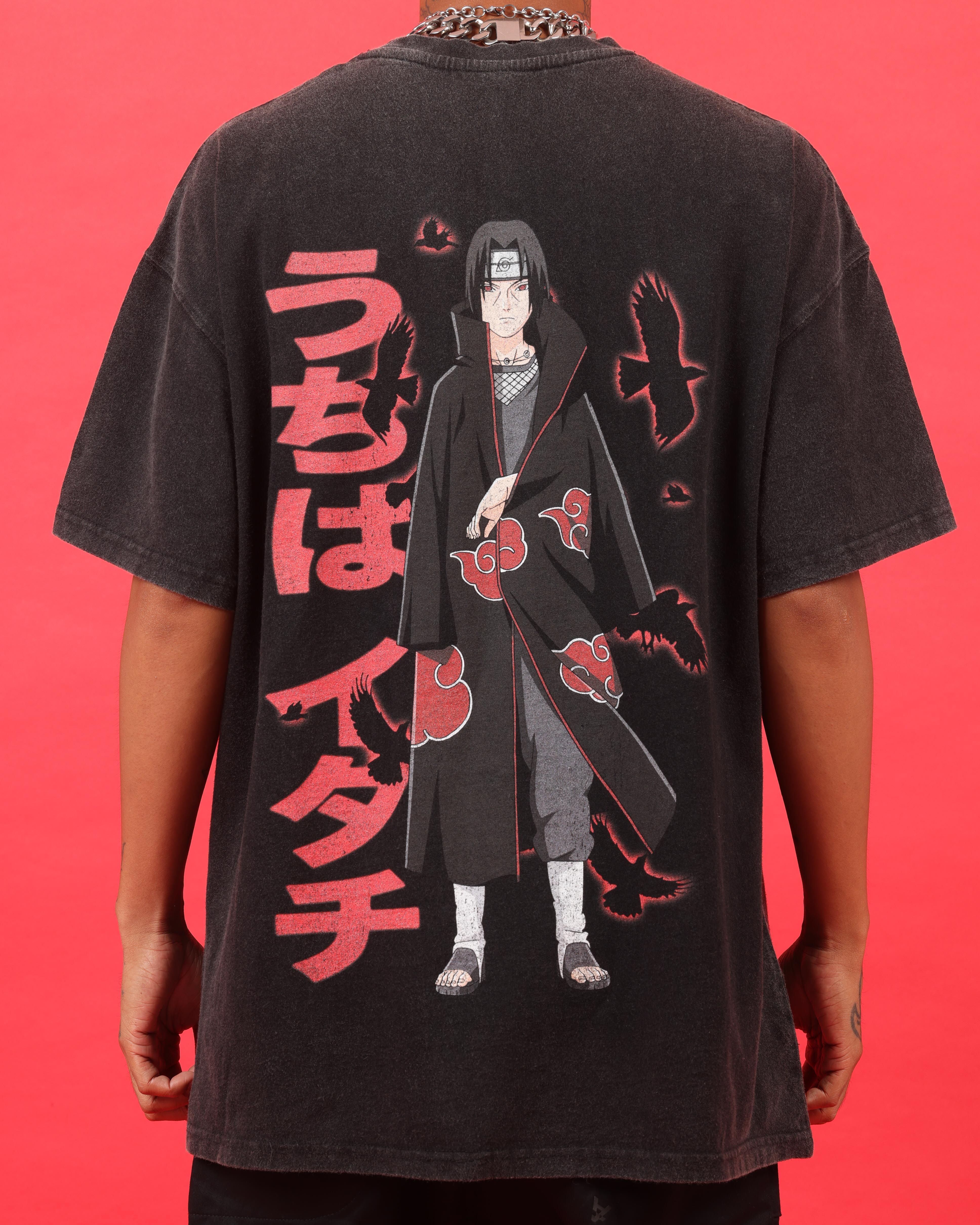 Goat Crew X Naruto Itachi Premium Vintage T-Shirt Vintage Black sold by Culture Kings product image thumbnail 3