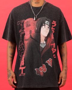 Goat Crew X Naruto Itachi Premium Vintage T-Shirt Vintage Black sold by Culture Kings
