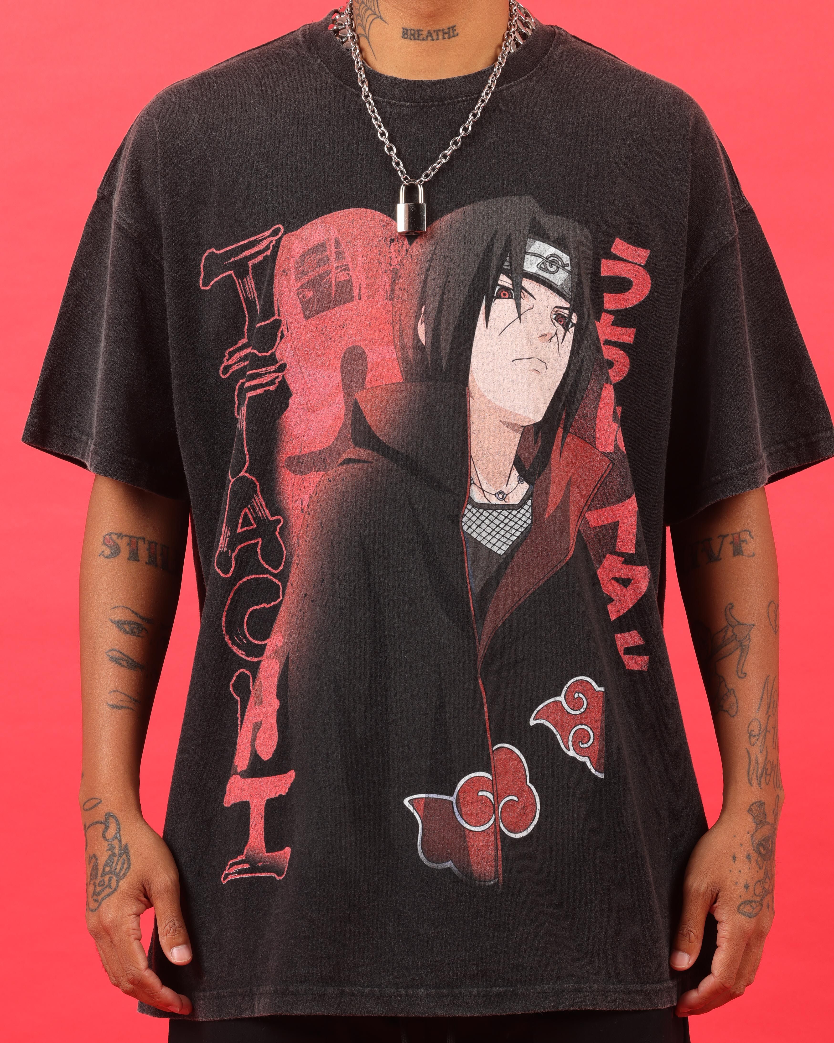 Goat Crew X Naruto Itachi Premium Vintage T-Shirt Vintage Black sold by Culture Kings product image thumbnail 4