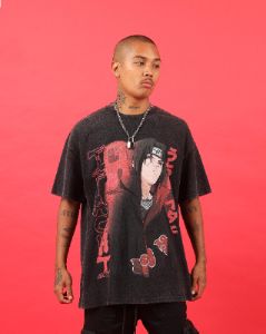 Goat Crew X Naruto Itachi Premium Vintage T-Shirt Vintage Black sold by Culture Kings