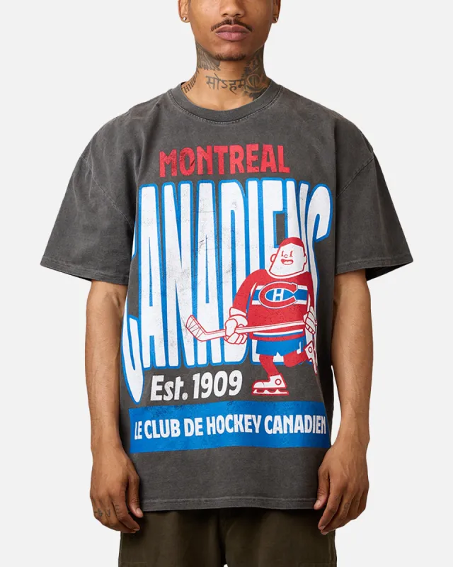 Culture Kings Montreal Canadiens Heavyweight T-Shirt Black Wash sold by Culture Kings