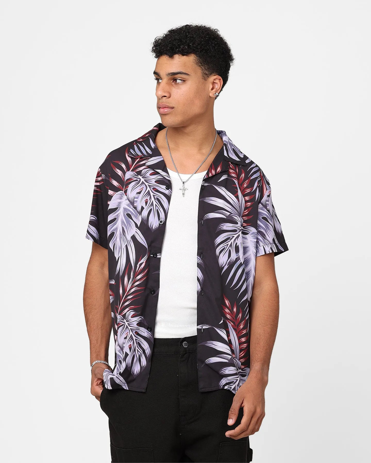 XXIII Horizon Button Up Shirt Purple/Black sold by Culture Kings