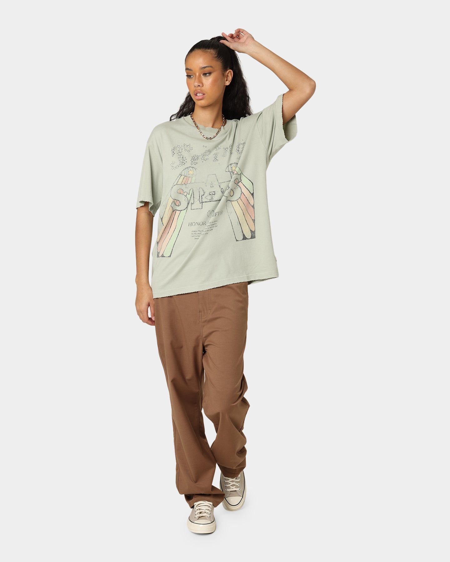 Honor The Gift Seeing Stars T-Shirt Sage sold by Culture Kings product image thumbnail 2