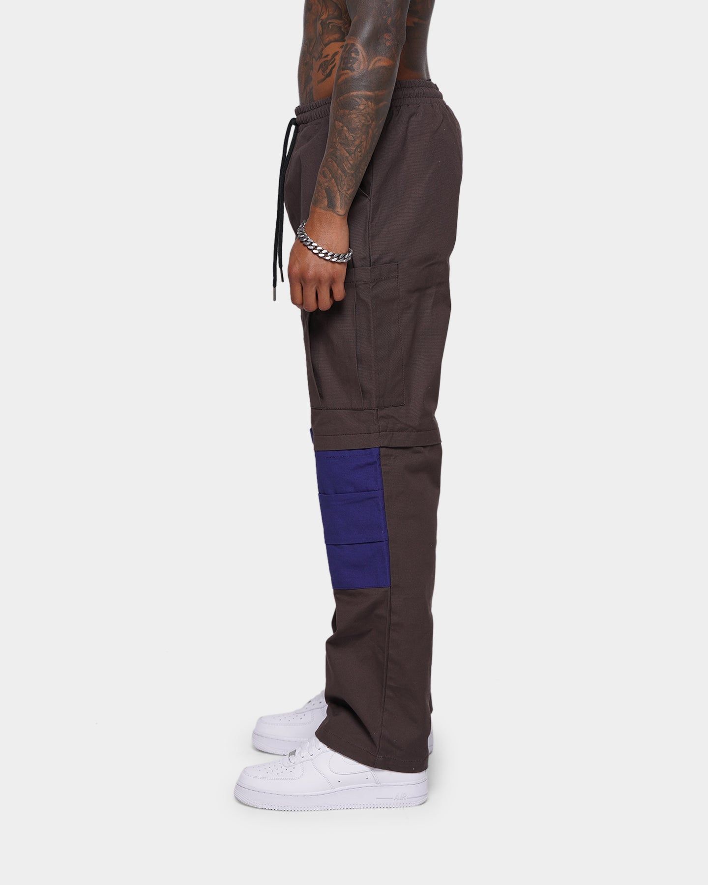 XXIII Bilal Zip Off Pants Brown/Blue sold by Culture Kings product image thumbnail 3