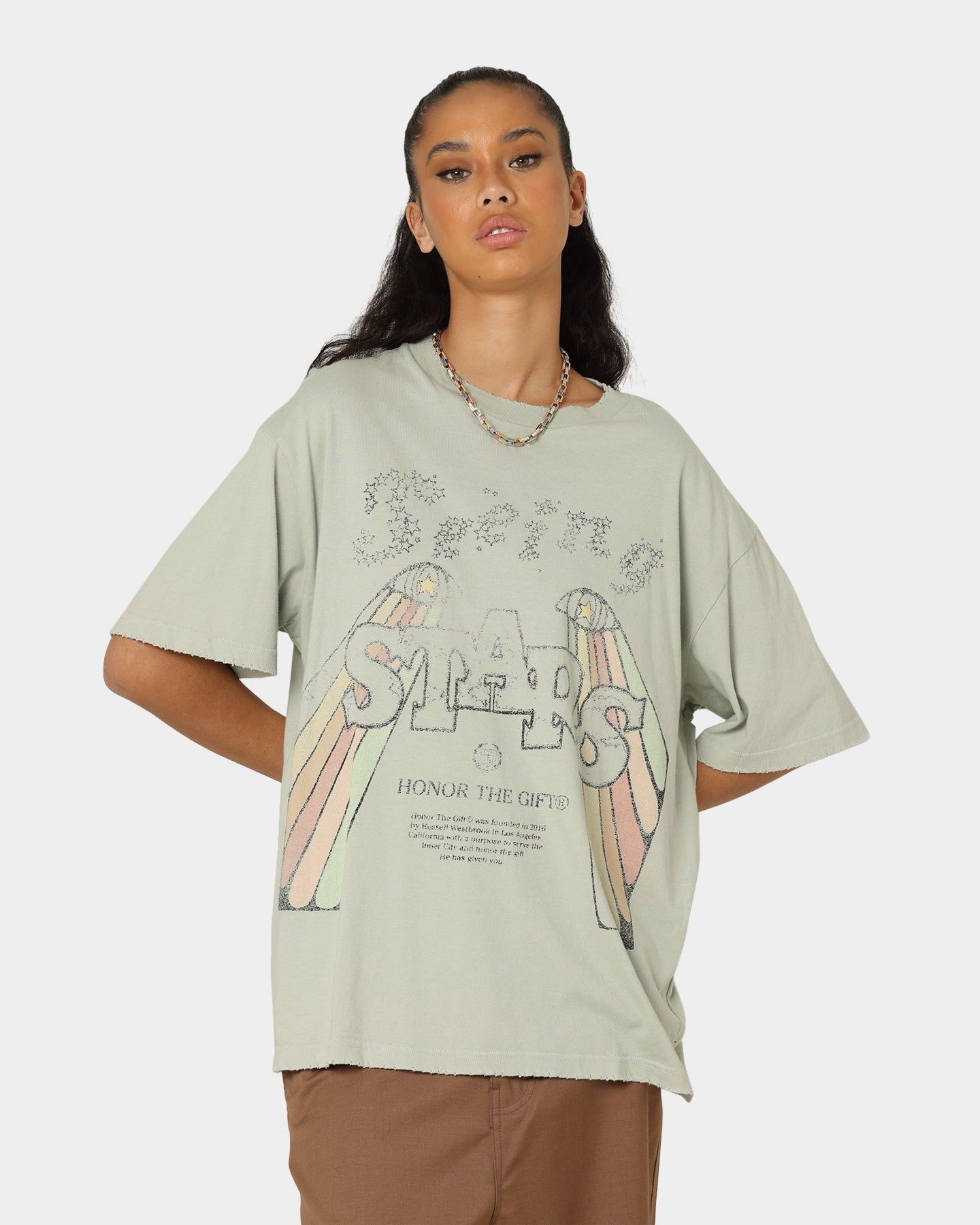 Honor The Gift Seeing Stars T-Shirt Sage sold by Culture Kings