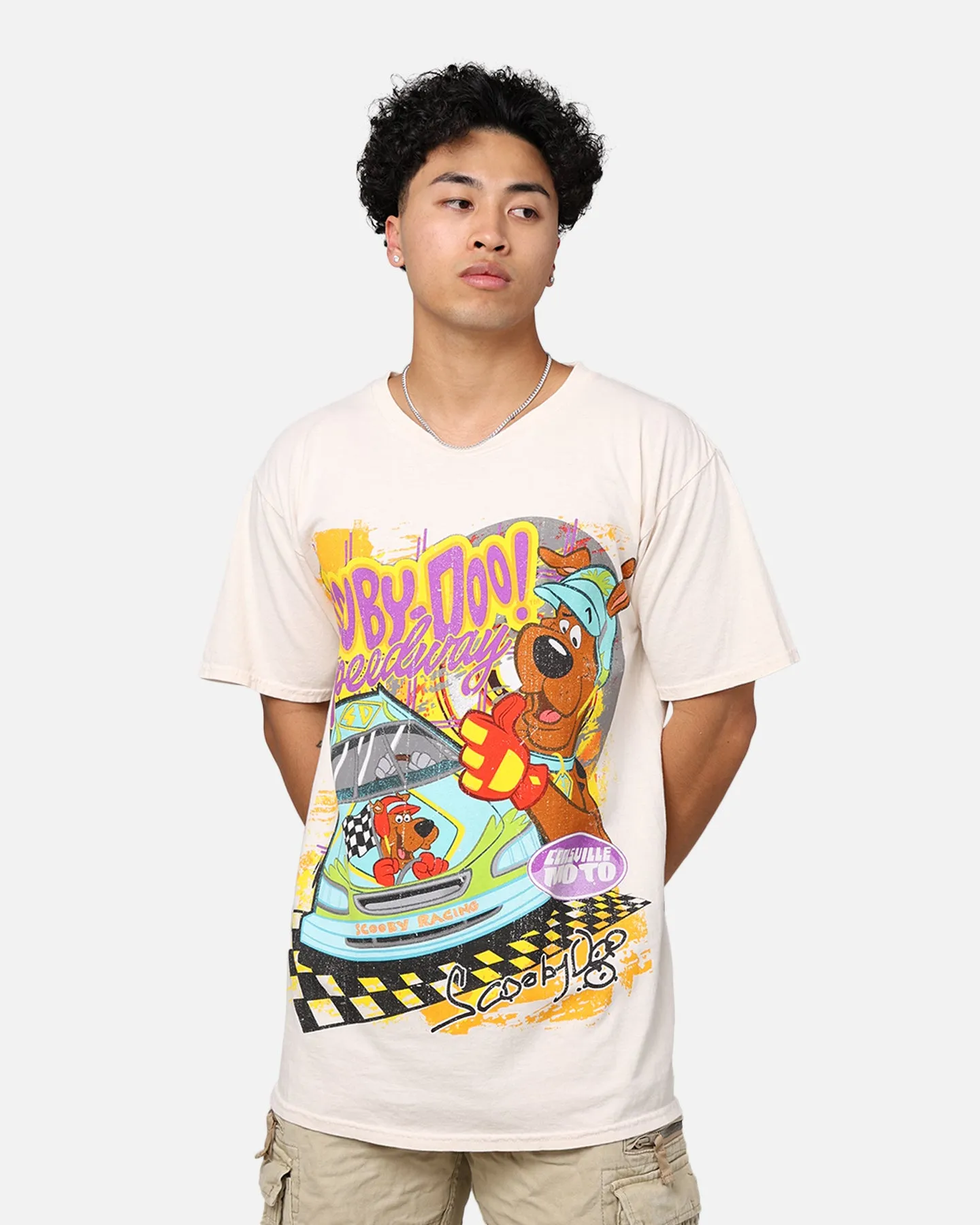 Goat Crew X Scooby-Doo Scooby Raceway T-Shirt Off White sold by Culture Kings product image thumbnail 2