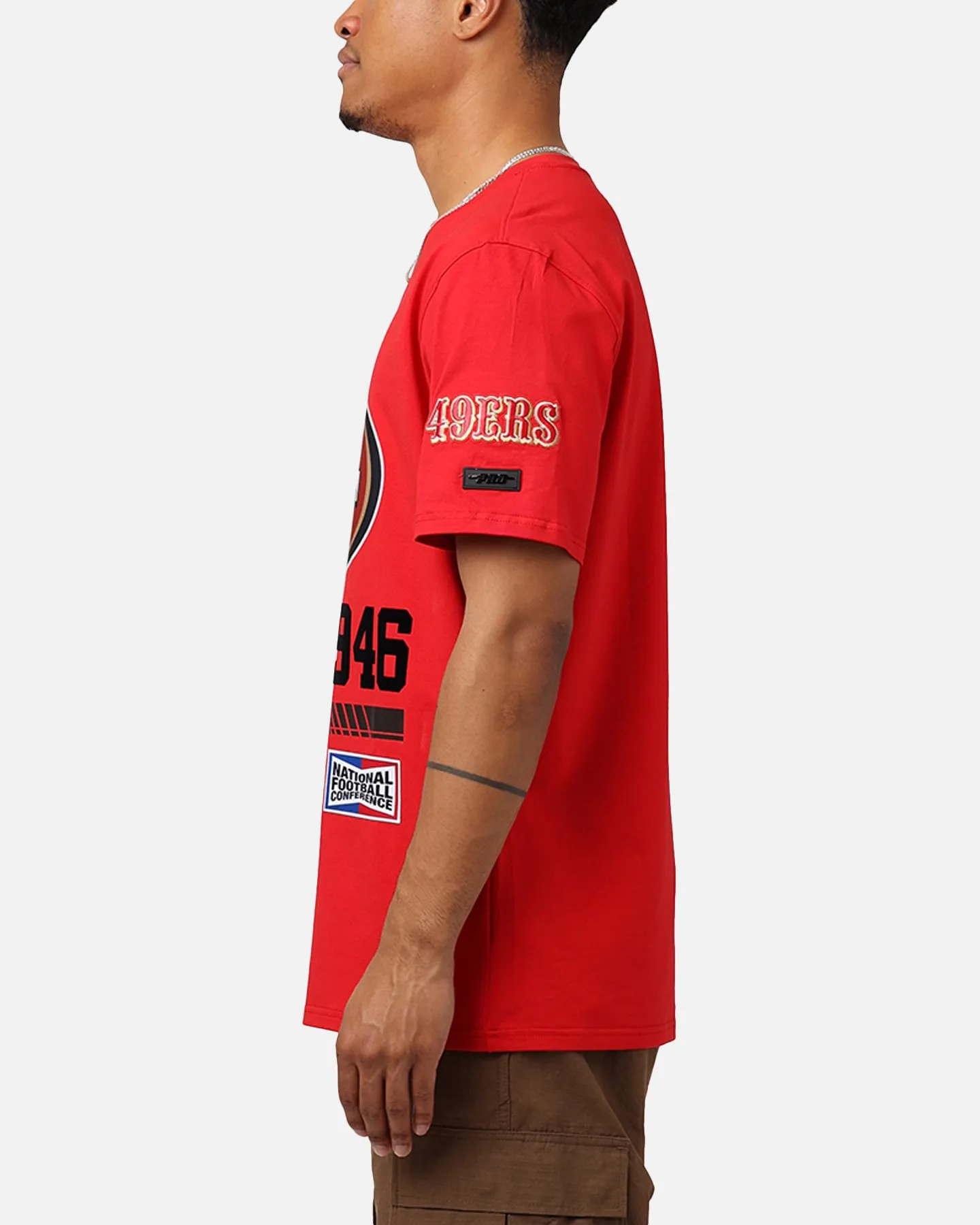 Pro Standard San Francisco 49ers Fast Lane SJ T-Shirt Red sold by Culture Kings product image thumbnail 5