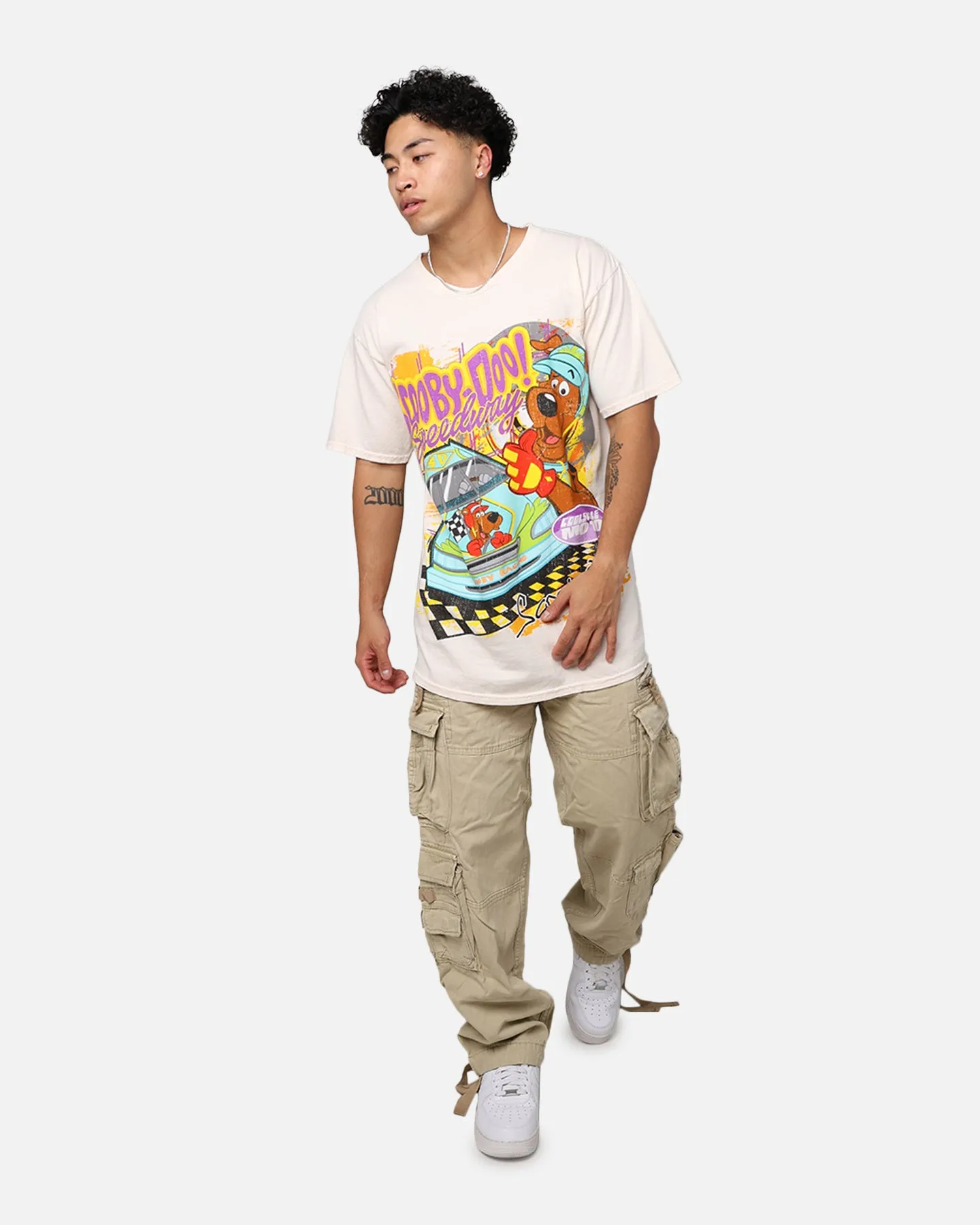 Goat Crew X Scooby-Doo Scooby Raceway T-Shirt Off White sold by Culture Kings product image thumbnail 3