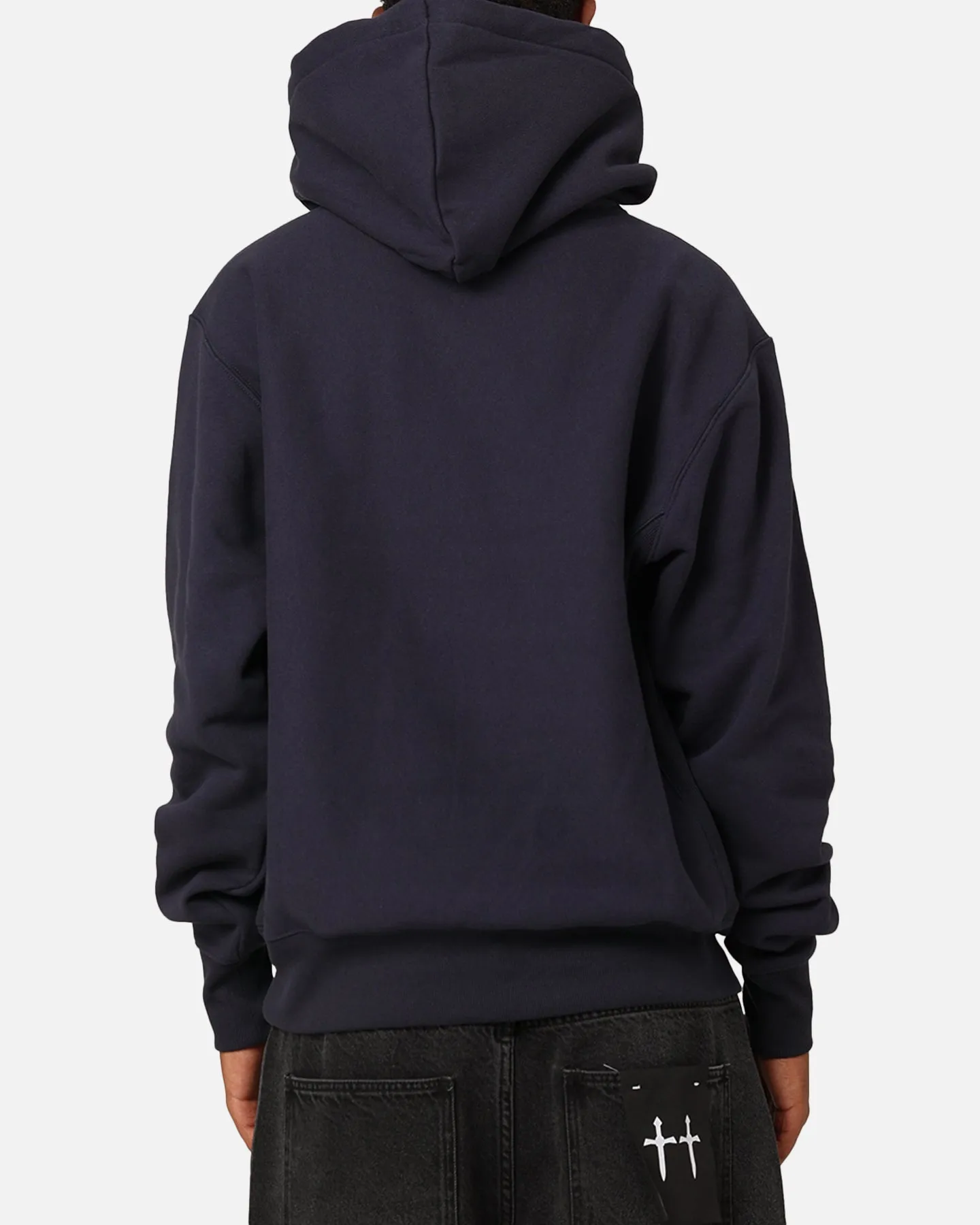Champion Reverse Weave Small C Hoodie Navy sold by Culture Kings product image thumbnail 3
