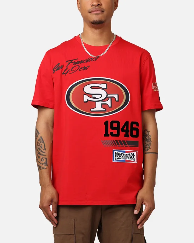 Pro Standard San Francisco 49ers Fast Lane SJ T-Shirt Red sold by Culture Kings