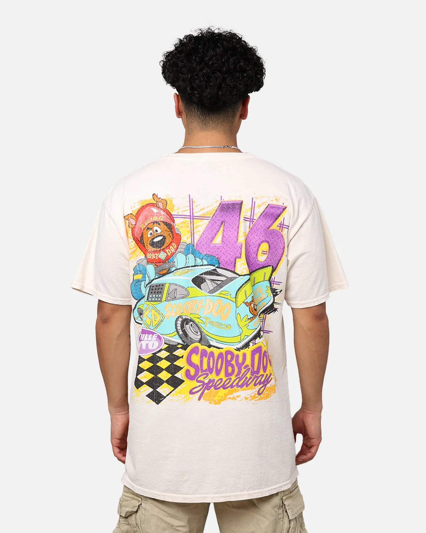 Goat Crew X Scooby-Doo Scooby Raceway T-Shirt Off White sold by Culture Kings product image thumbnail 5