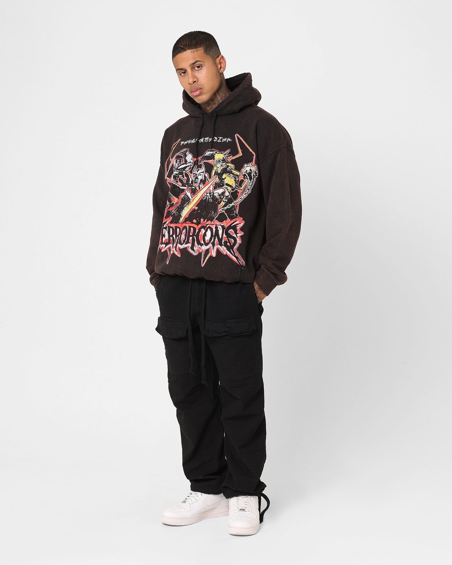 Goat Crew X Transformers Terrorcons Vintage Hoodie Black Wash sold by Culture Kings product image thumbnail 3