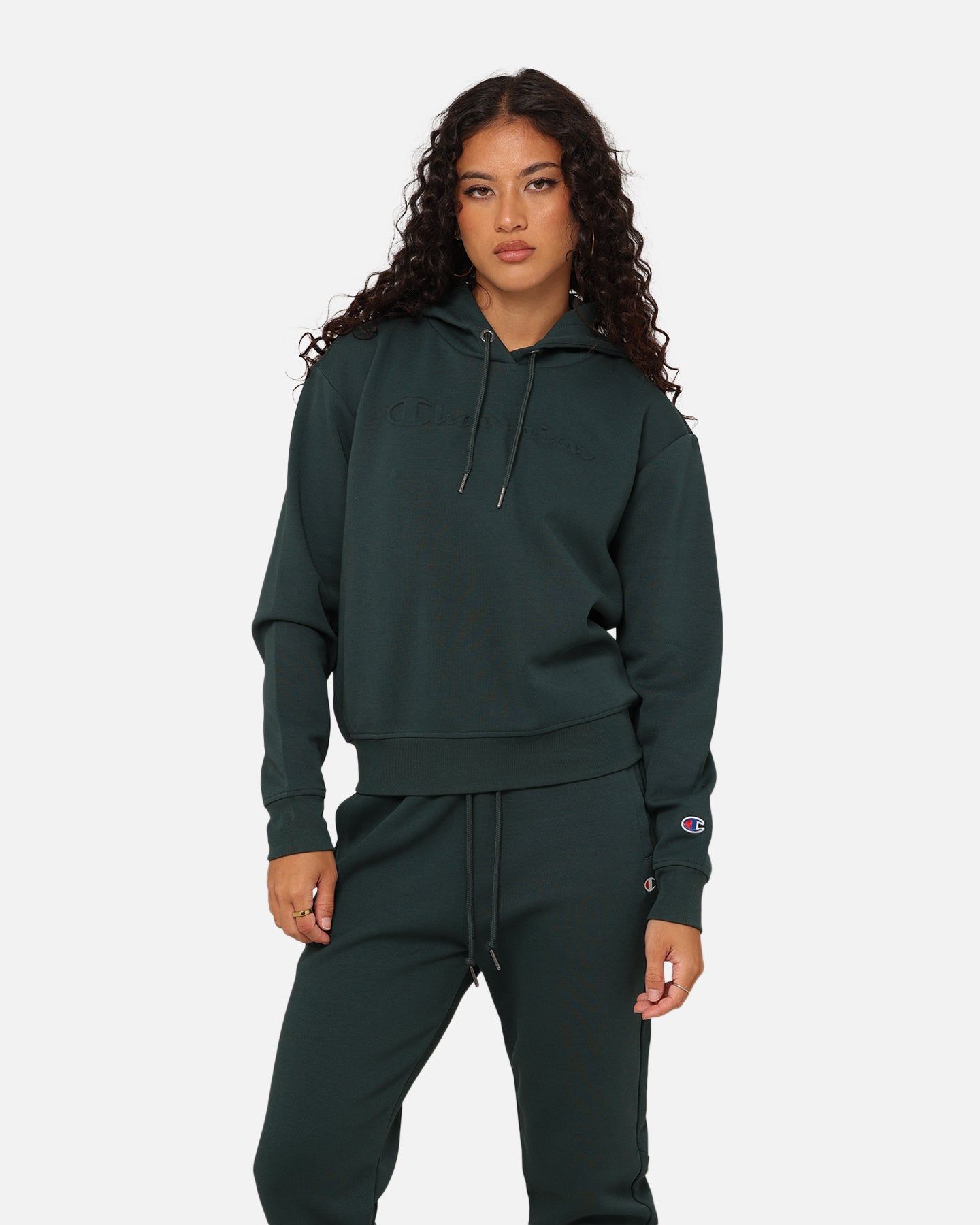 Champion Women's Rochester Tech Hoodie Baby Spinach sold by Culture Kings