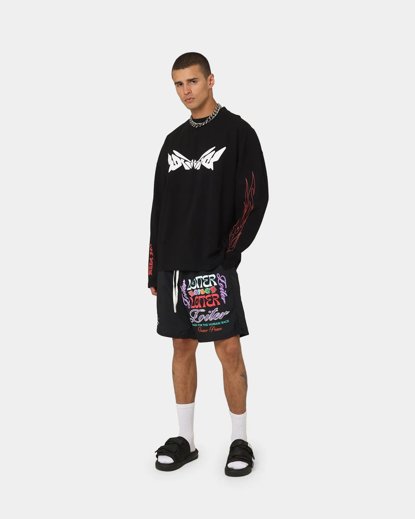 Loiter Forbidden Walk Shorts Black sold by Culture Kings product image thumbnail 2