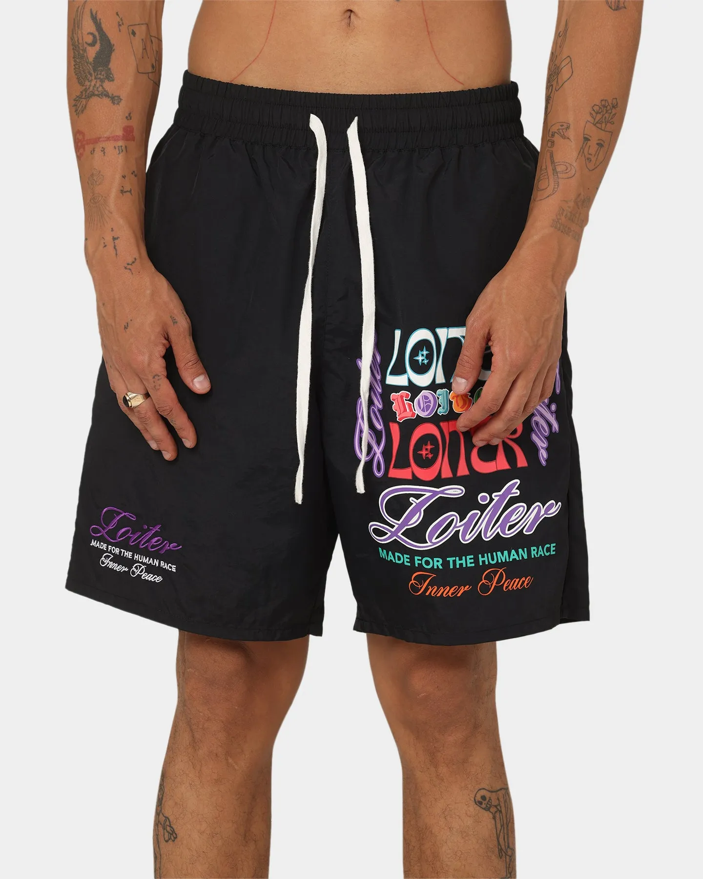 Loiter Forbidden Walk Shorts Black sold by Culture Kings product image thumbnail 3