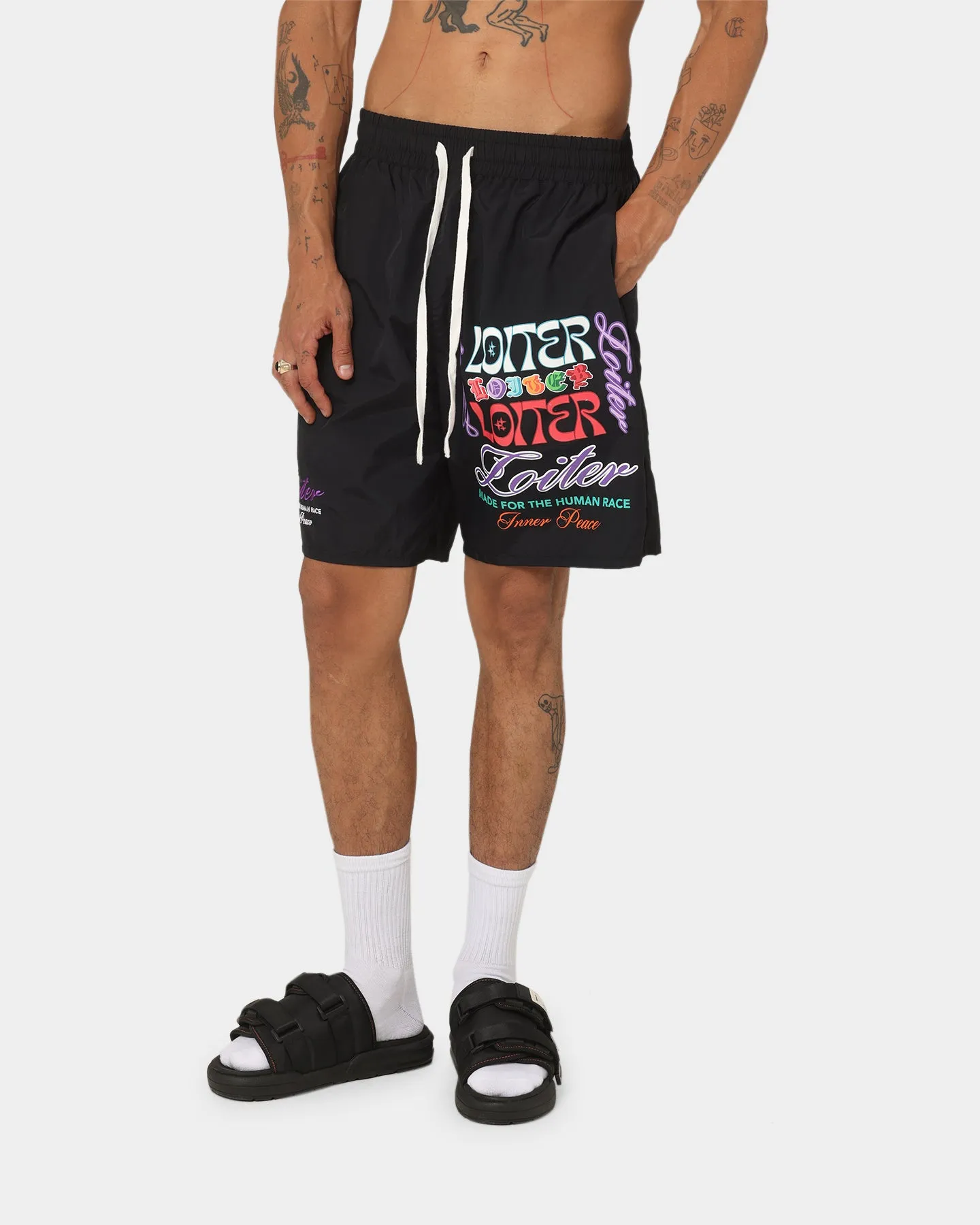 Loiter Forbidden Walk Shorts Black sold by Culture Kings