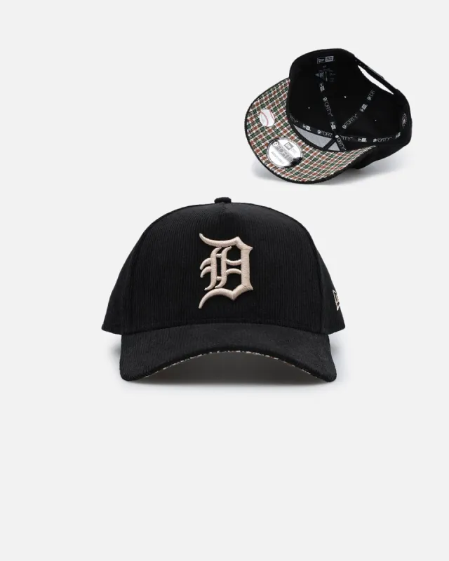 New Era Detroit Tigers 9FORTY A-Frame Snapback Black/Plaid sold by Culture Kings