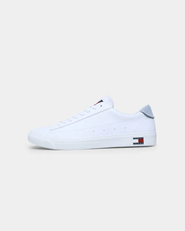 Tommy Jeans Leather Low Cut Vulcanised Sneaker White sold by Culture Kings