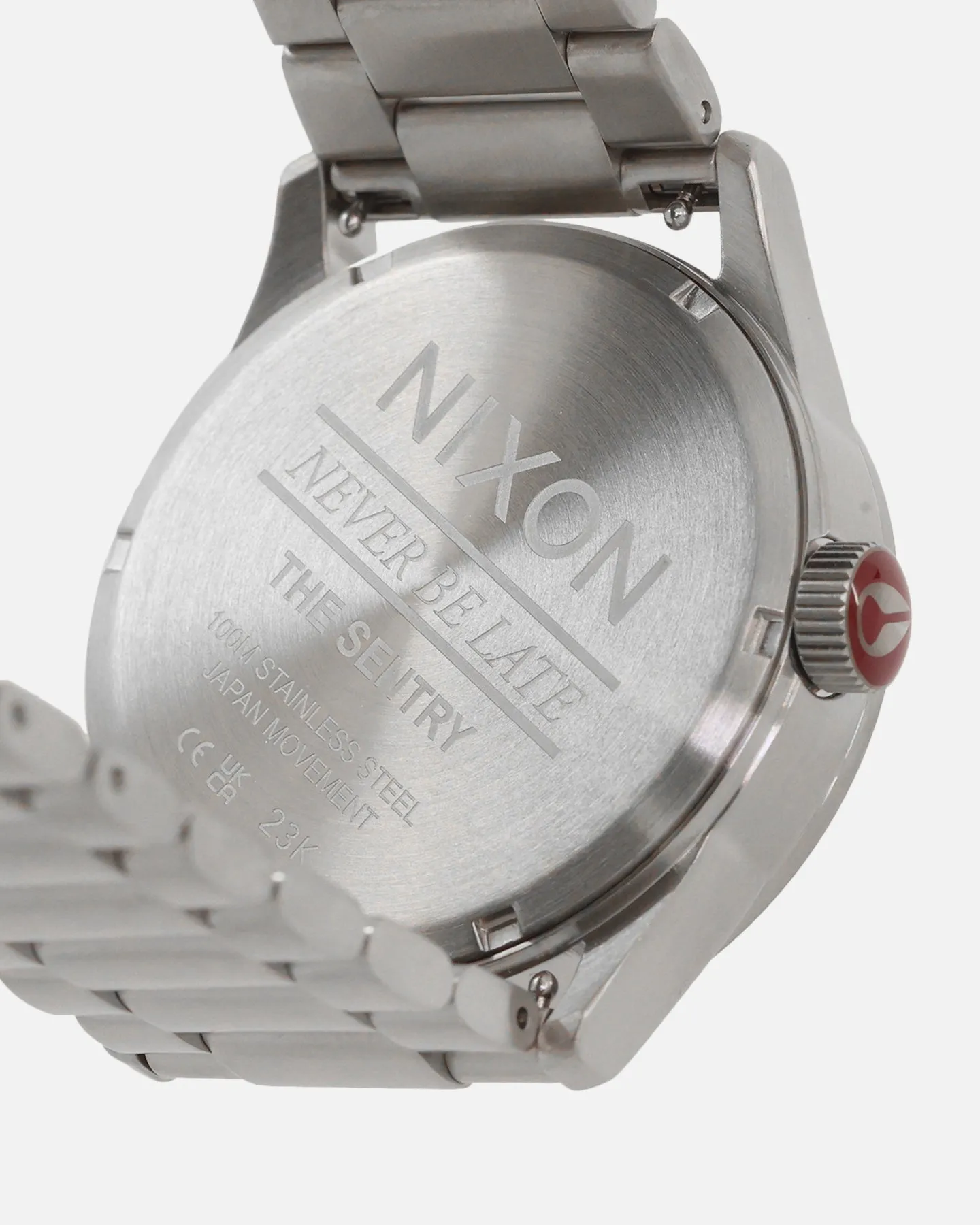 Nixon Sentry Stainless Steel Silver/Cranberry sold by Culture Kings product image thumbnail 5