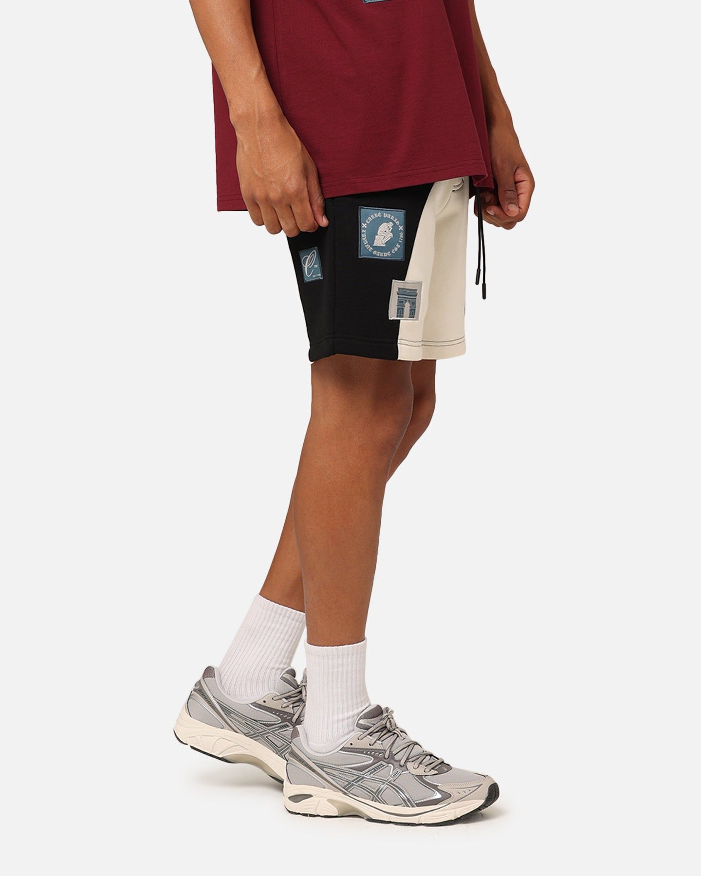 Carre Avant Panel Shorts Black/Off White sold by Culture Kings product image thumbnail 5