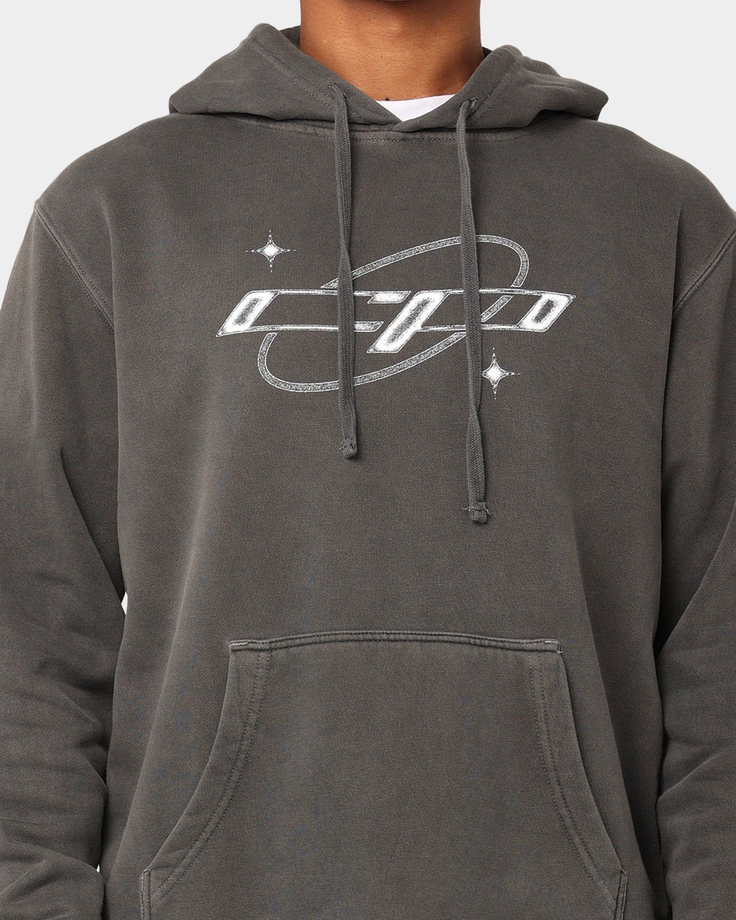 Carré Starsign Cutoff Vintage Hoodie Washed Black sold by Culture Kings product image thumbnail 4