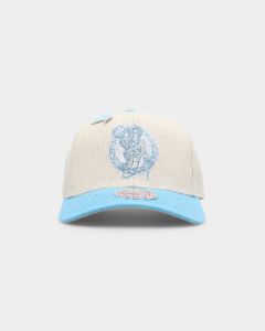 Mitchell & Ness Boston Celtics 'Sky Blue' Snapback Cream sold by Culture Kings