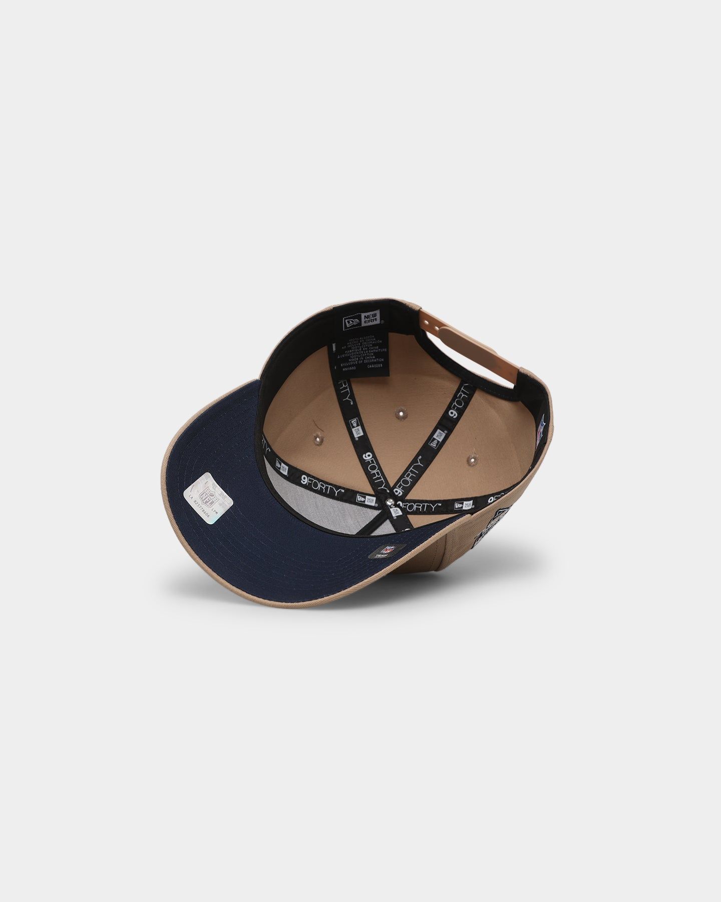 New Era Oakland Raiders 9FORTY A-Frame Snapback Light Beige sold by Culture Kings product image thumbnail 6