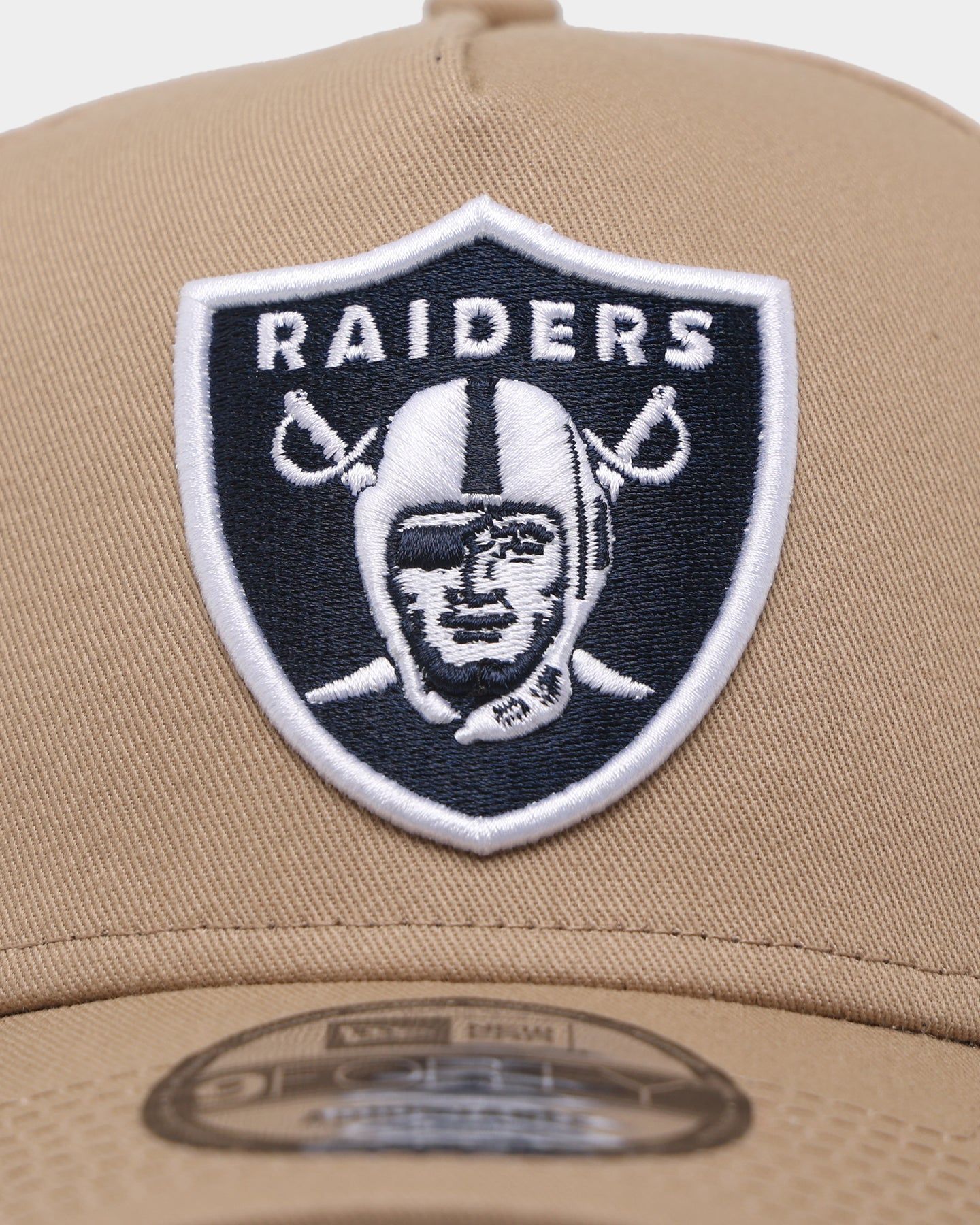 New Era Oakland Raiders 9FORTY A-Frame Snapback Light Beige sold by Culture Kings product image thumbnail 5