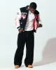 Loiter Oasis Varsity Jacket Black sold by Culture Kings