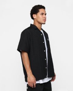 X-Large Drawing OG Open Collar T-Shirt Black sold by Culture Kings