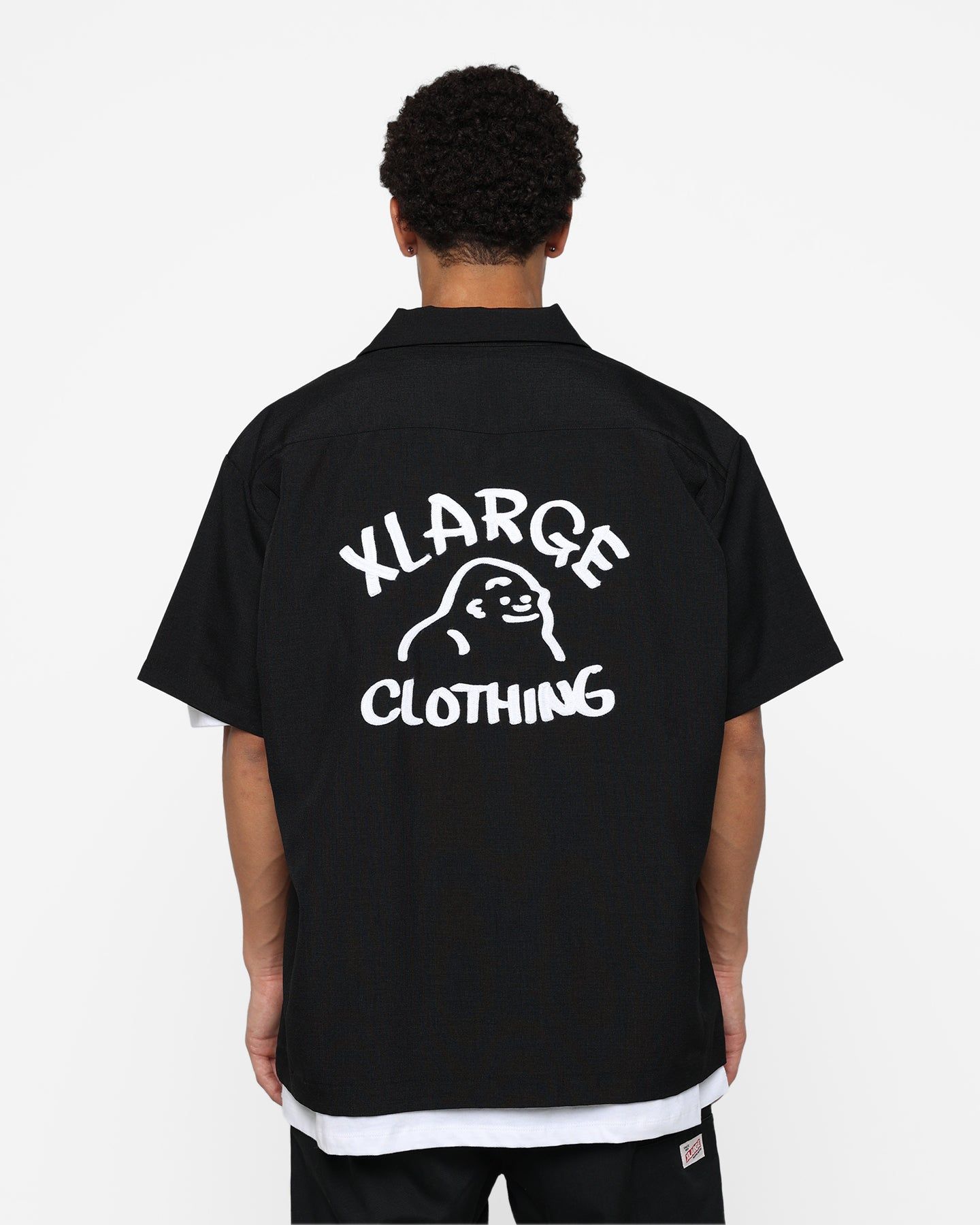 X-Large Drawing OG Open Collar T-Shirt Black sold by Culture Kings product image thumbnail 4