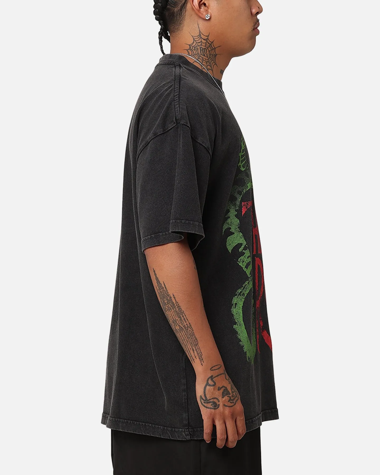 Culture Kings X WWE Jake "The Snake" Roberts Vintage T-Shirt Black Acidwash sold by Culture Kings product image thumbnail 4