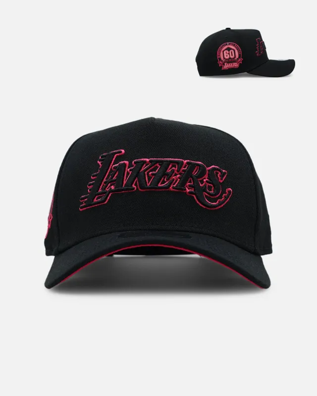 New Era Los Angeles Lakers 'Rose Nights' 9FORTY A-Frame Snapback Black sold by Culture Kings