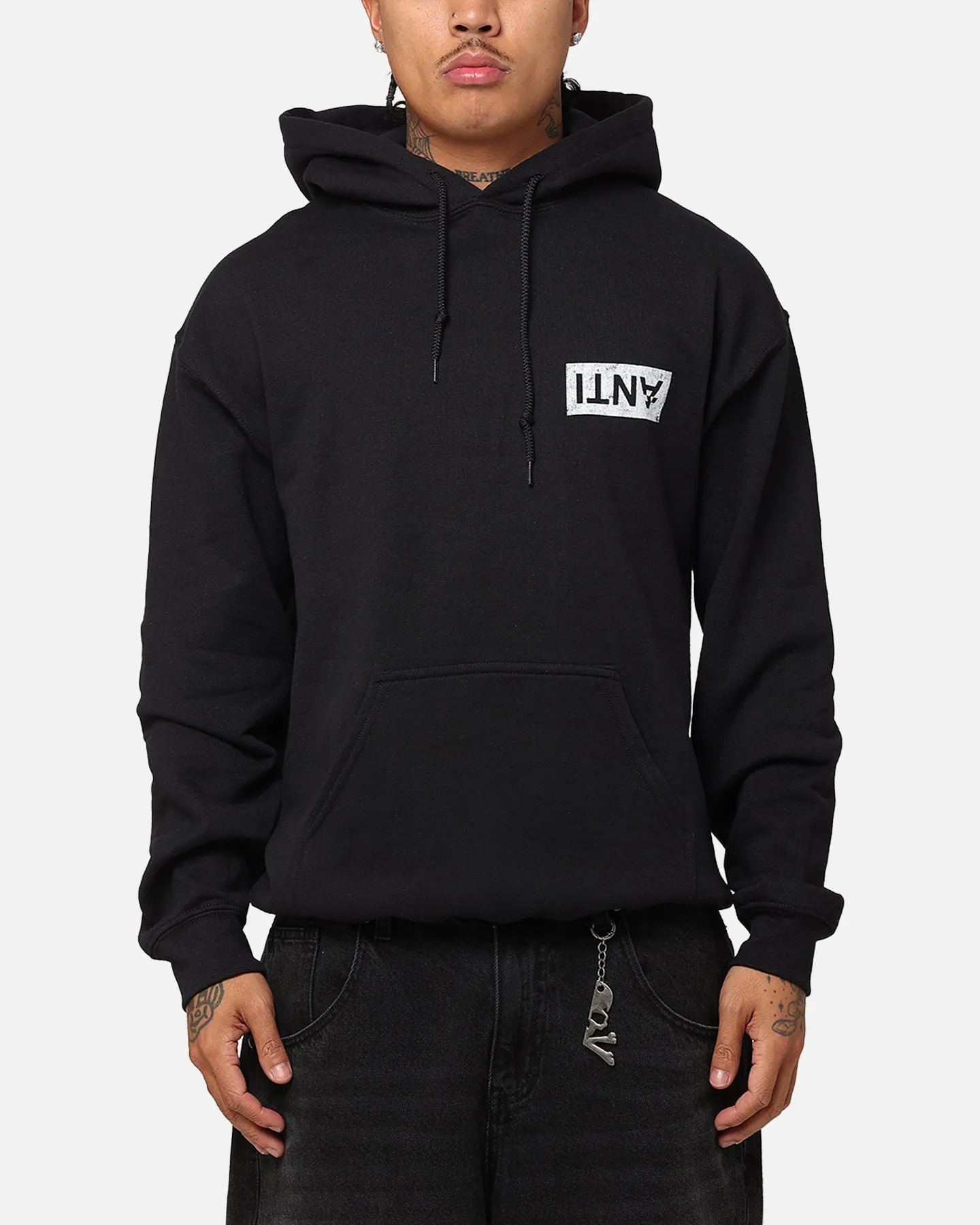 The Anti Order Azero College Hoodie Black/White sold by Culture Kings product image thumbnail 2