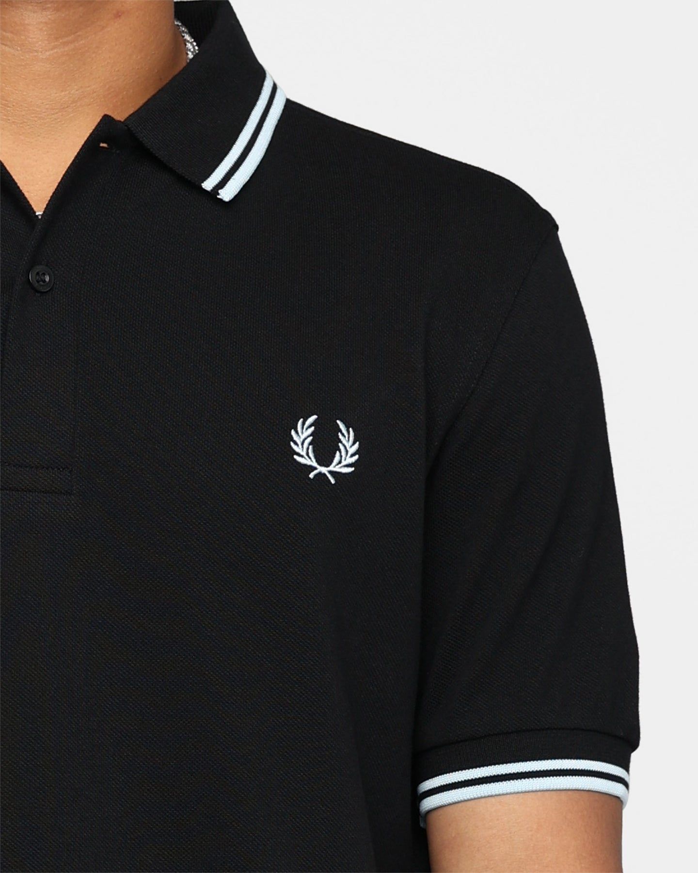Fred Perry Twin Tipped Polo Shirt Black/Light Ice sold by Culture Kings product image thumbnail 3